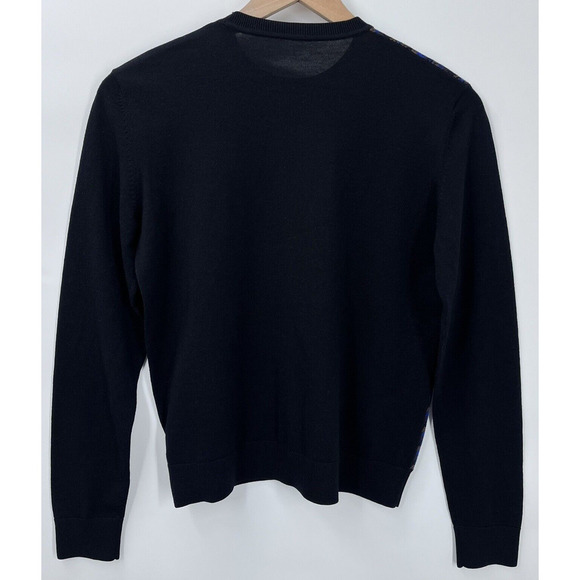 Akris Punto Women's Houndstooth 100% Wool Lightweight Crewneck Sweater Size 4/6 - Picture 5 of 7